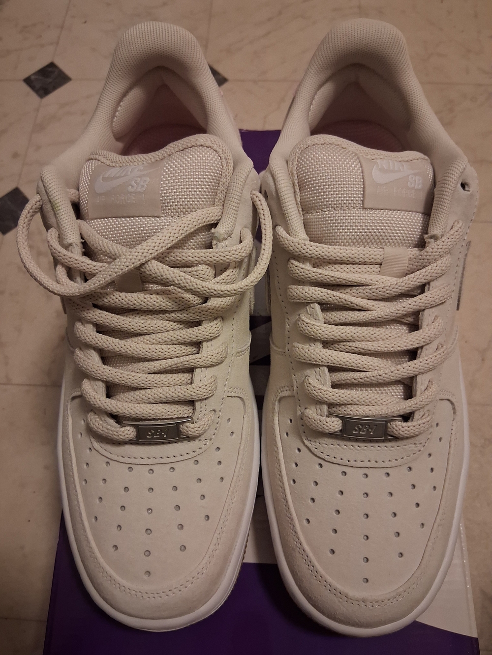 Nike SB Air Force 1 (Light Orewood / Pink Foam)